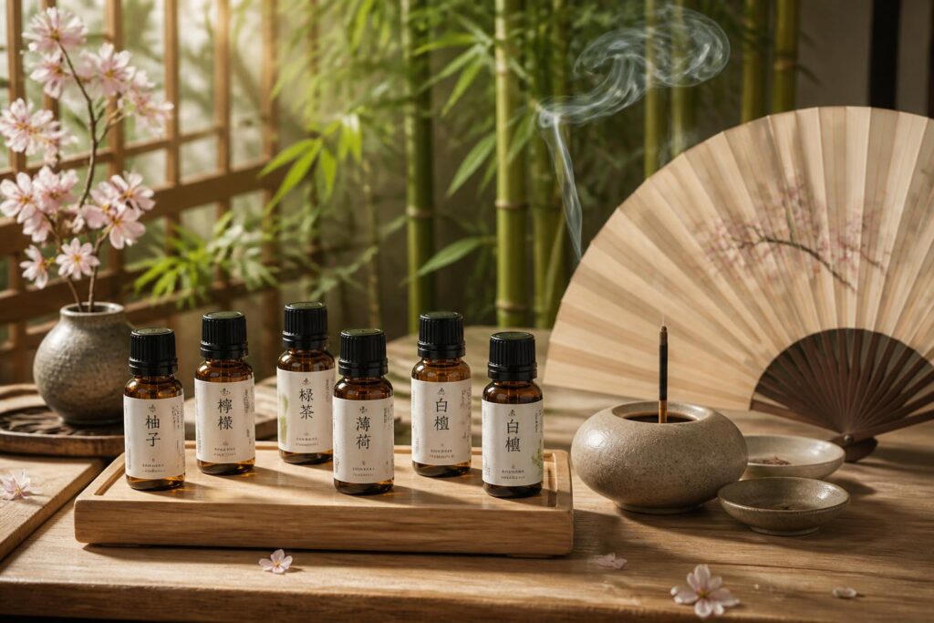 découvrez l'aromathérapie japonaise à travers l'utilisation des huiles essentielles et des encens traditionnels pour un bien-être naturel et harmonieux.