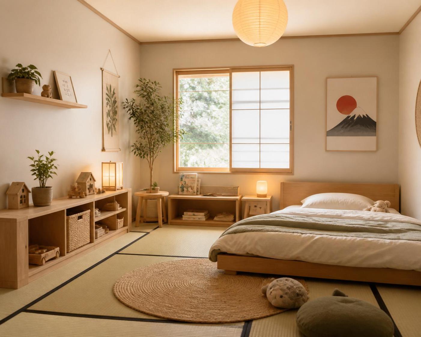 découvrez comment aménager une chambre d'enfant à la japonaise, alliant sécurité et ambiance apaisante pour un espace de vie harmonieux et serein.