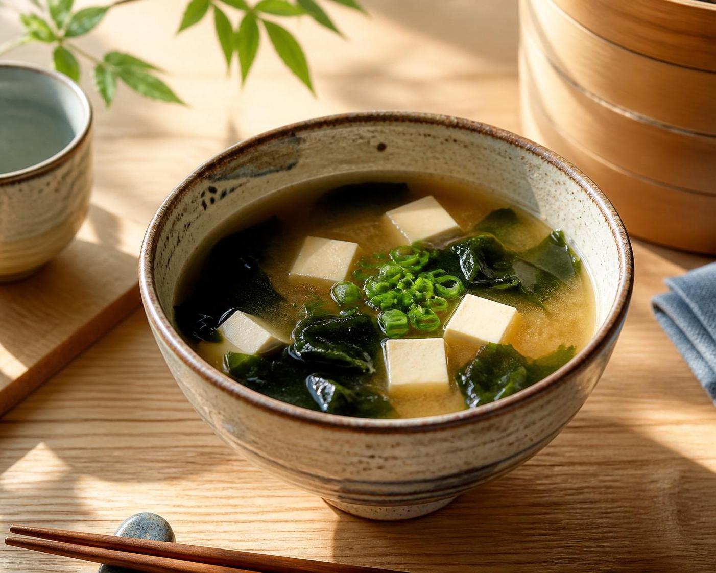 découvrez notre recette de soupe miso express, idéale pour un petit-déjeuner sain et rapide en seulement 5 minutes.