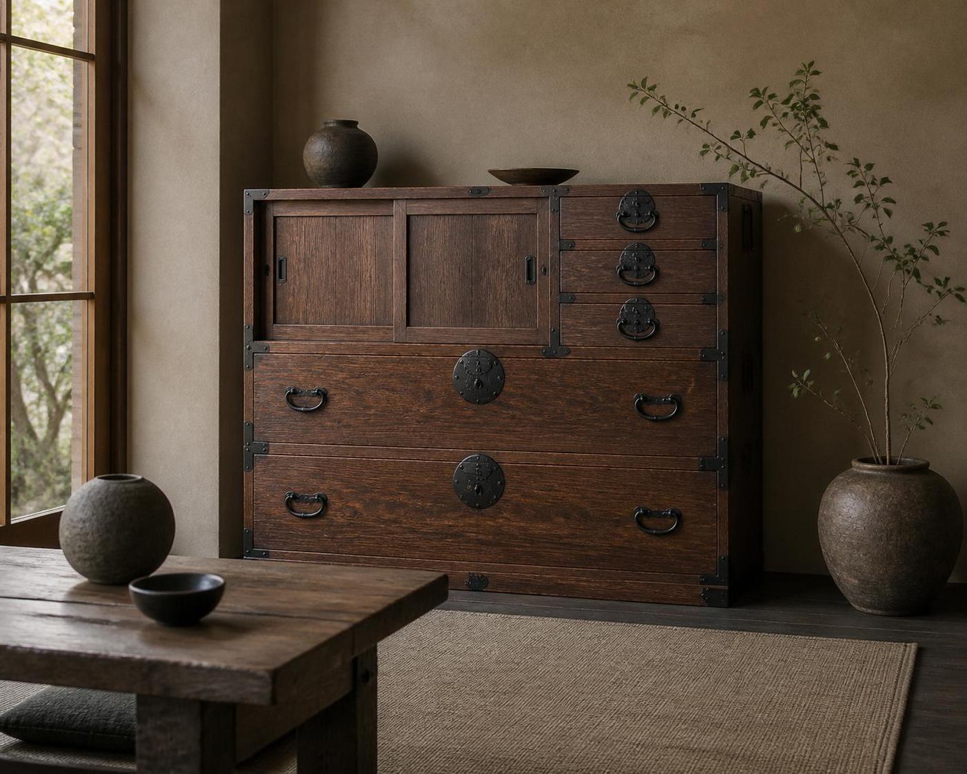 découvrez le tansu, le mobilier de rangement japonais traditionnel en bois massif alliant élégance, praticité et savoir-faire artisanal pour une organisation authentique et esthétique.
