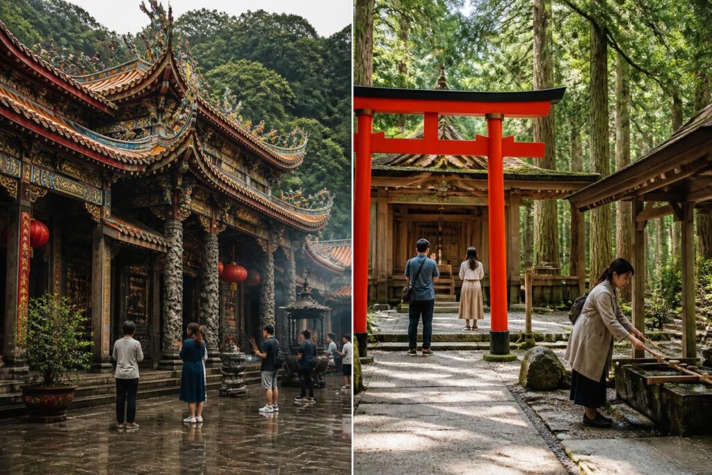 découvrez les différences entre temples et sanctuaires ainsi que les règles essentielles à respecter lors de leur visite pour une expérience respectueuse et enrichissante.